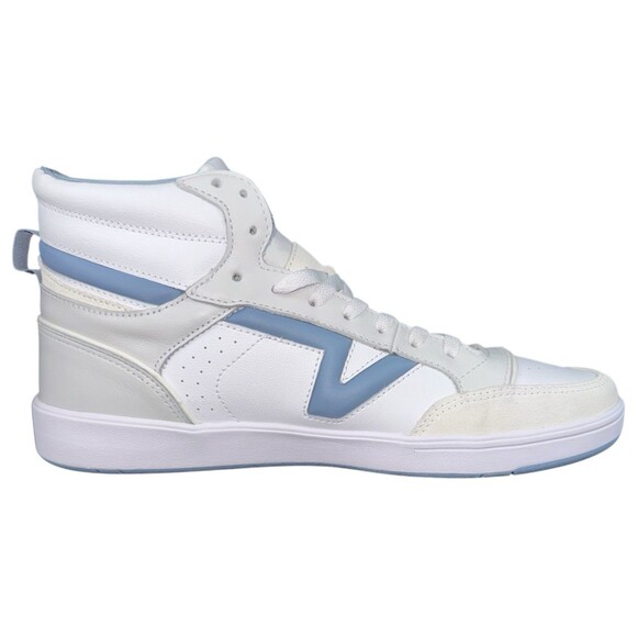 Vans Lowland Mid ComfyCush JMP Sneakers Mens  Size 13 Blue & White New - Picture 2 of 9